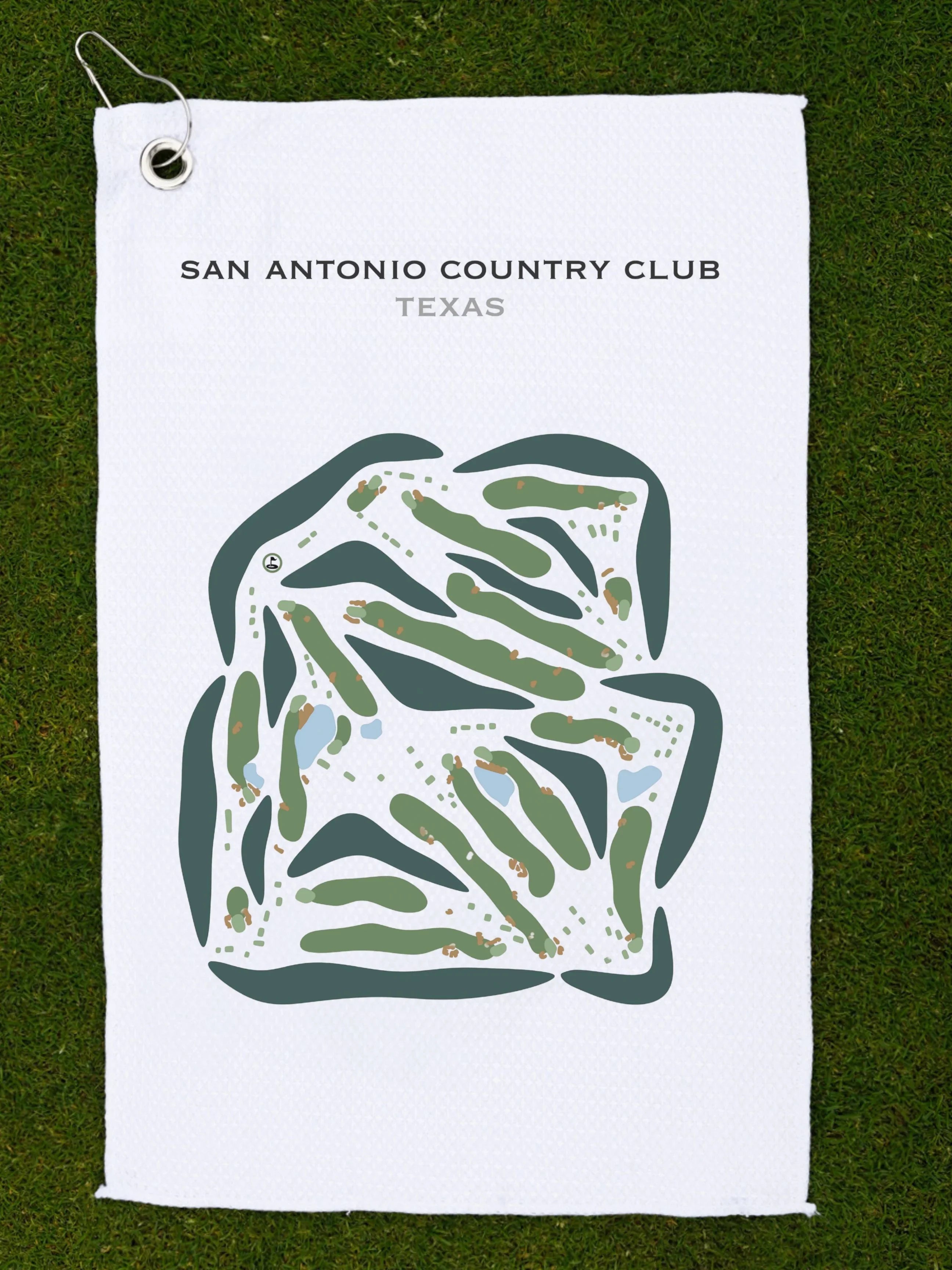 San Antonio Country Club, Texas - Printed Golf Courses