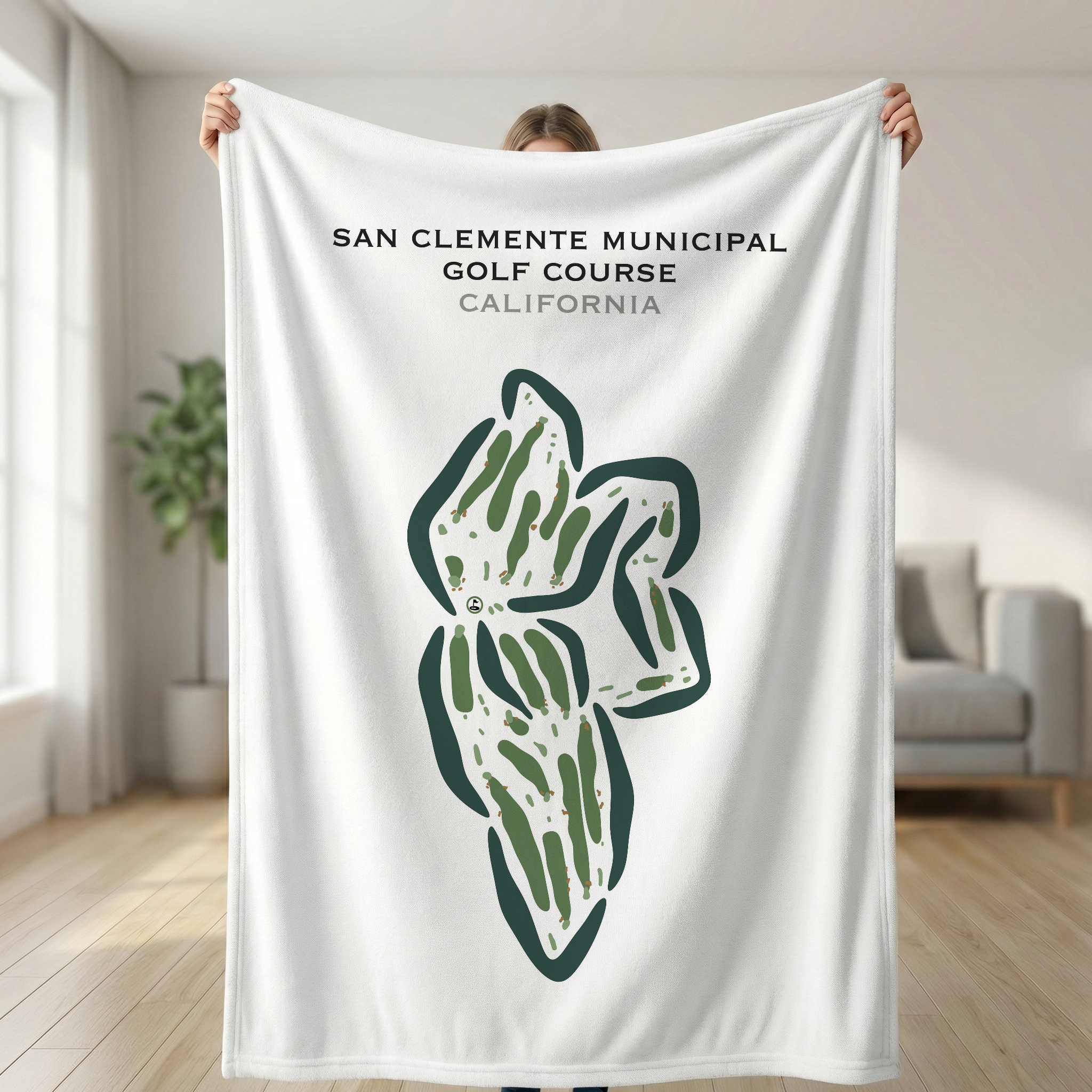 San Clemente Municipal Golf Course, California - Printed Golf Courses