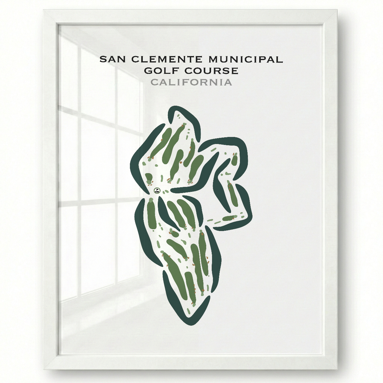 San Clemente Municipal Golf Course, California - Printed Golf Courses