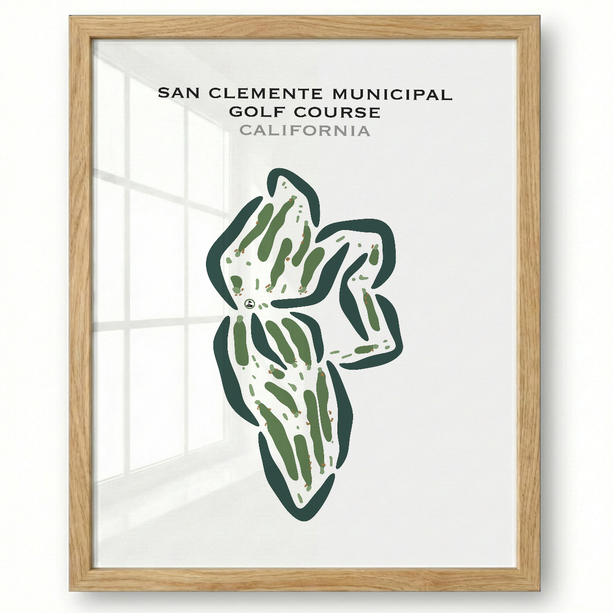 San Clemente Municipal Golf Course, California - Printed Golf Courses