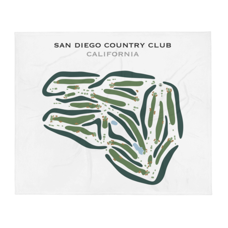 San Diego Country Club, California - Printed Golf Courses