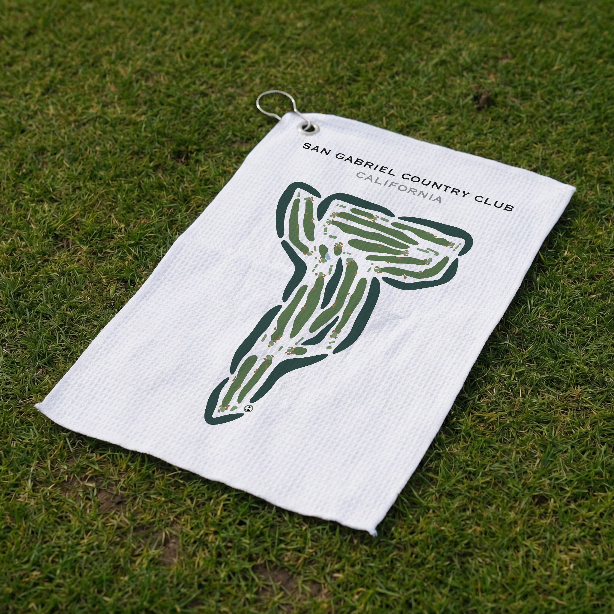 San Gabriel Country Club, California - Printed Golf Courses