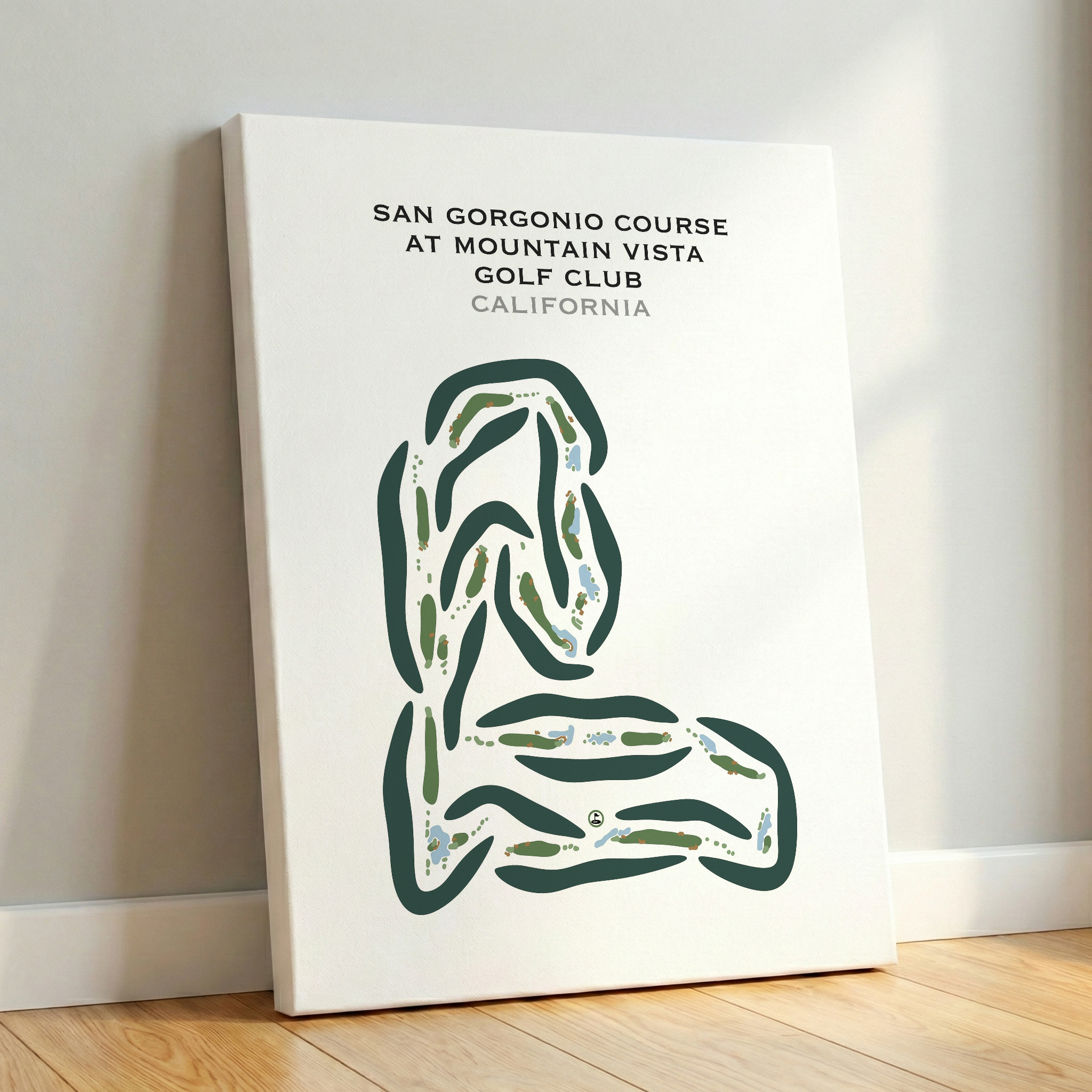 San Gorgonio Course at Mountain Vista Golf Club, California - Printed Golf Courses