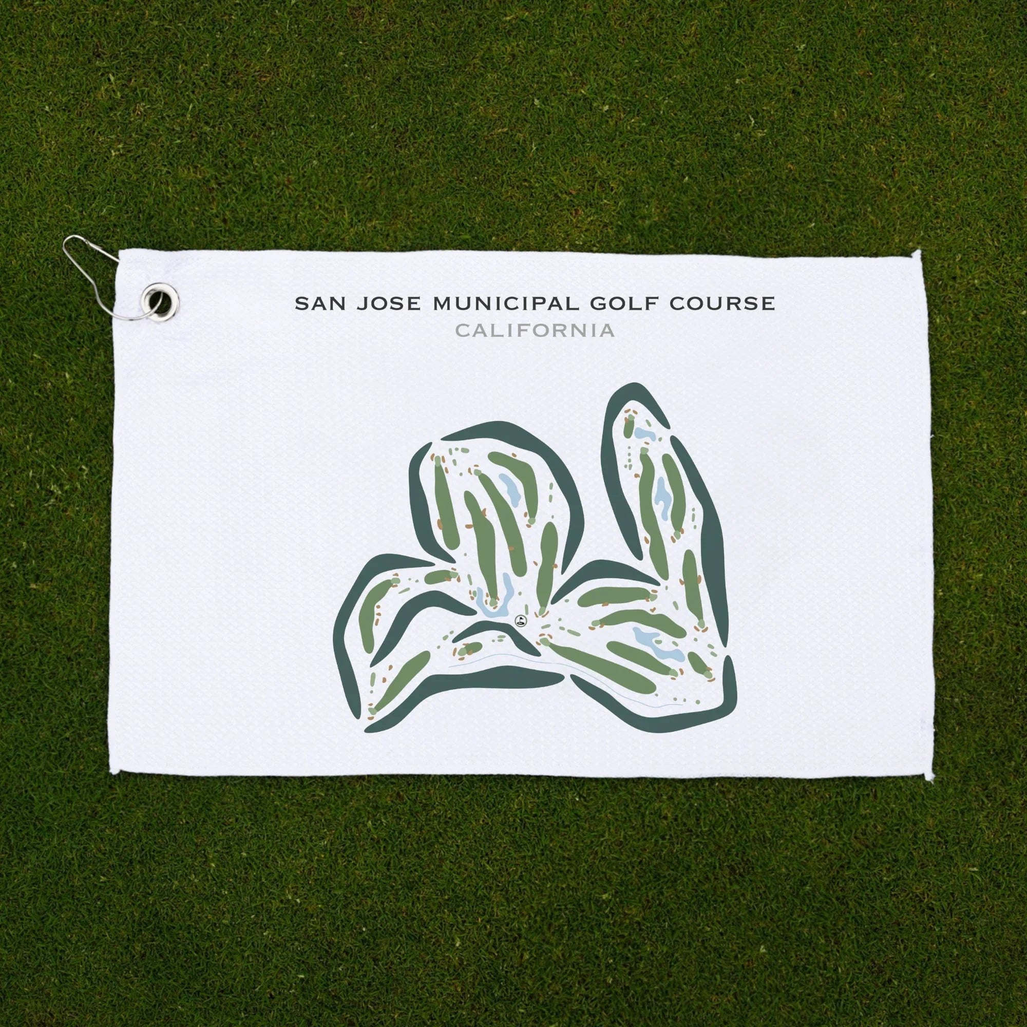 San Jose Municipal Golf Course, California - Printed Golf Courses