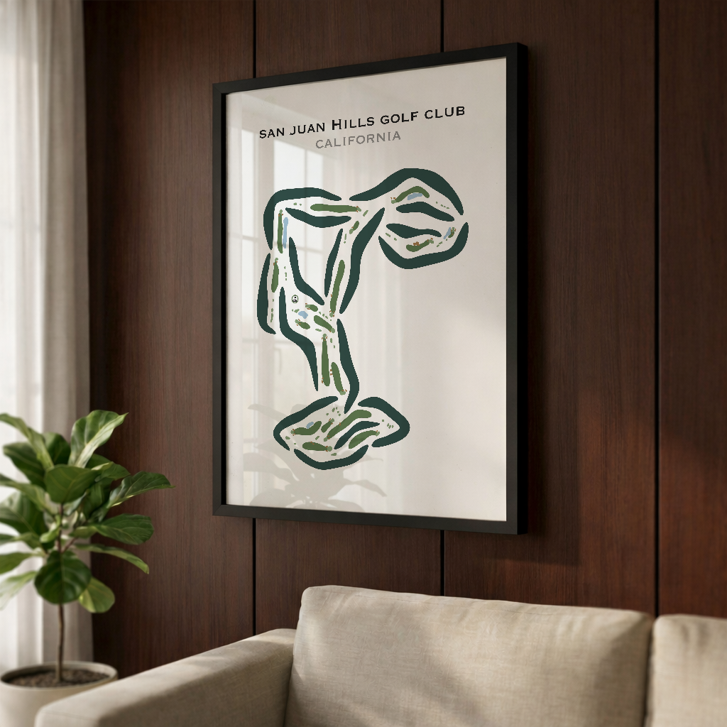 San Juan Hills Golf Club, California - Printed Golf Courses