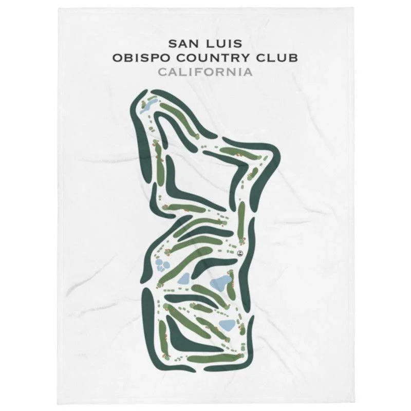 San Luis Obispo Country Club, California - Printed Golf Course