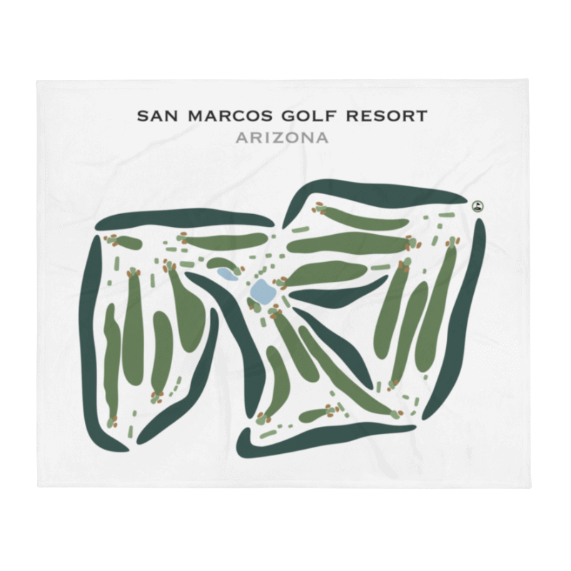 San Marcos Golf Resort, Arizona - Printed Golf Courses