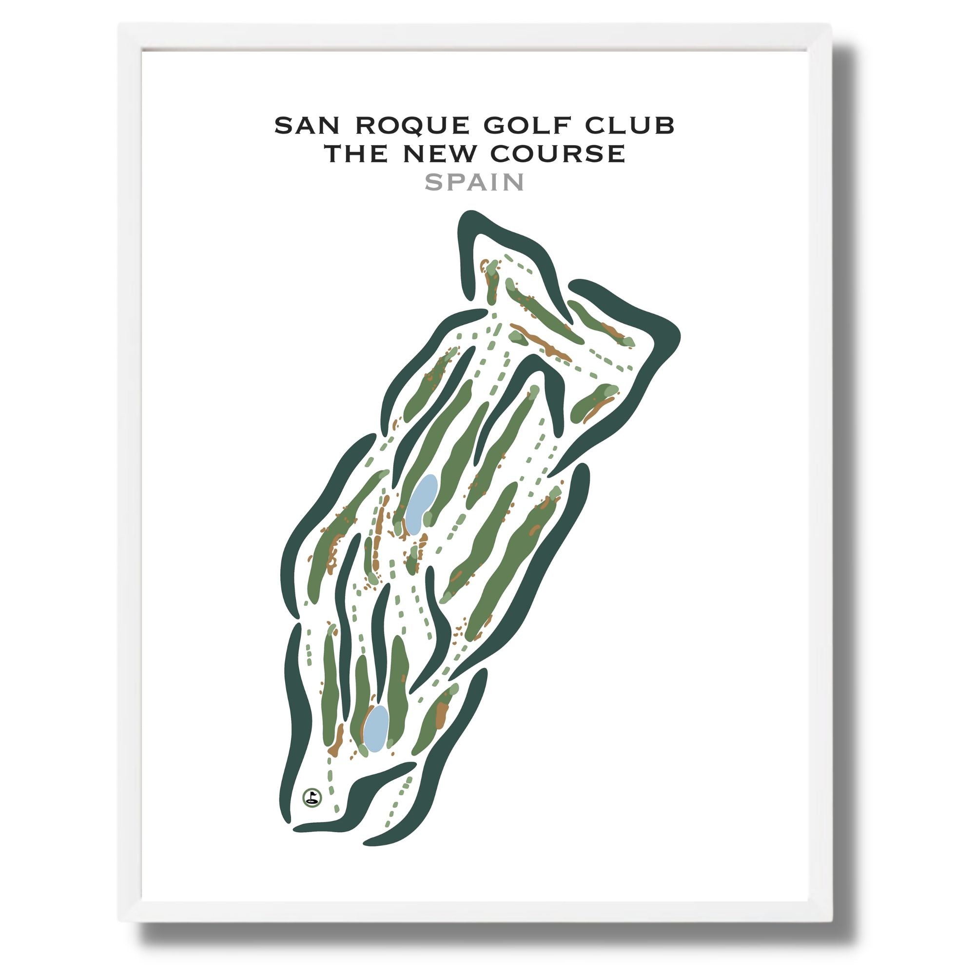 San Roque Golf Club, The New Course, Spain - Printed Golf Courses