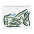 Sanborn Golf & Country Club, Iowa - Printed Golf Course