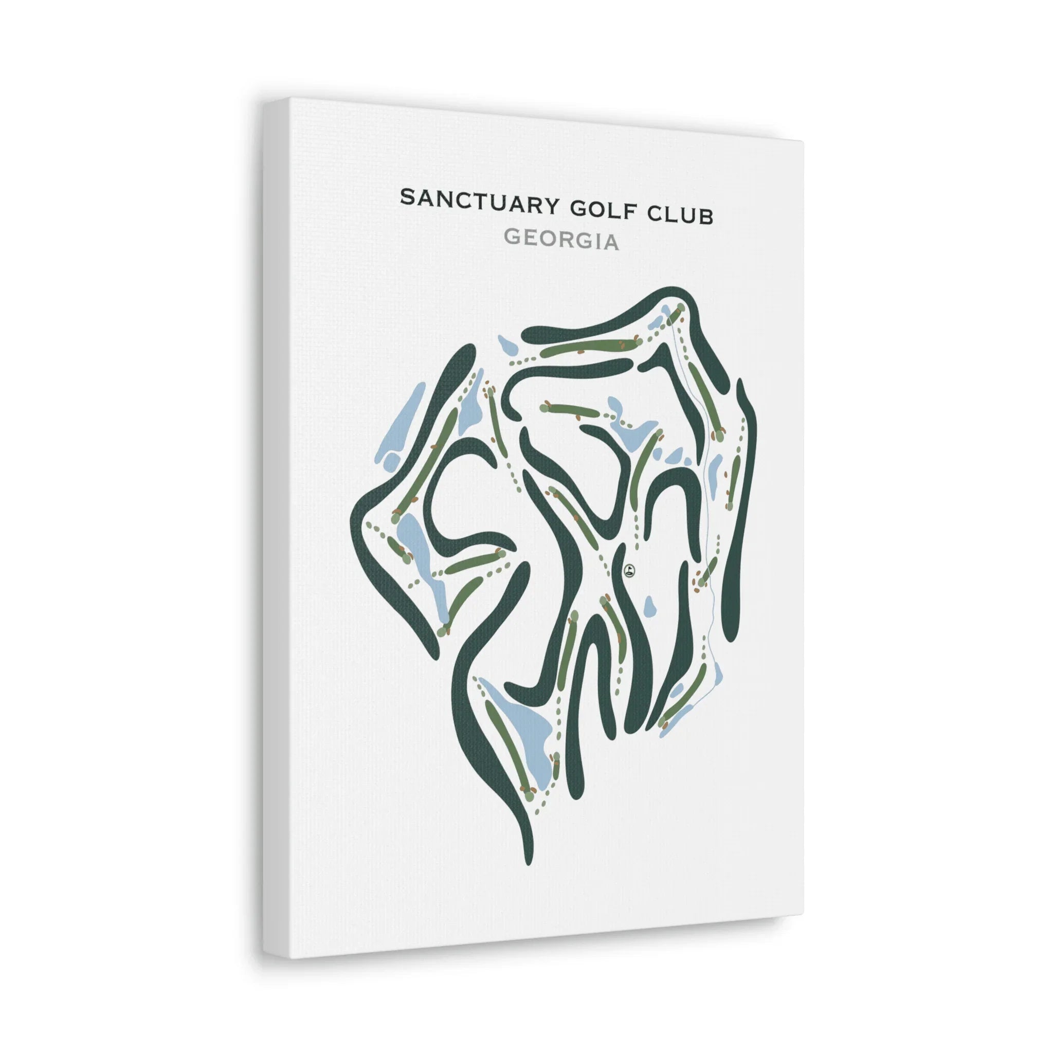 Sanctuary Golf Club, Georgia - Printed Golf Courses
