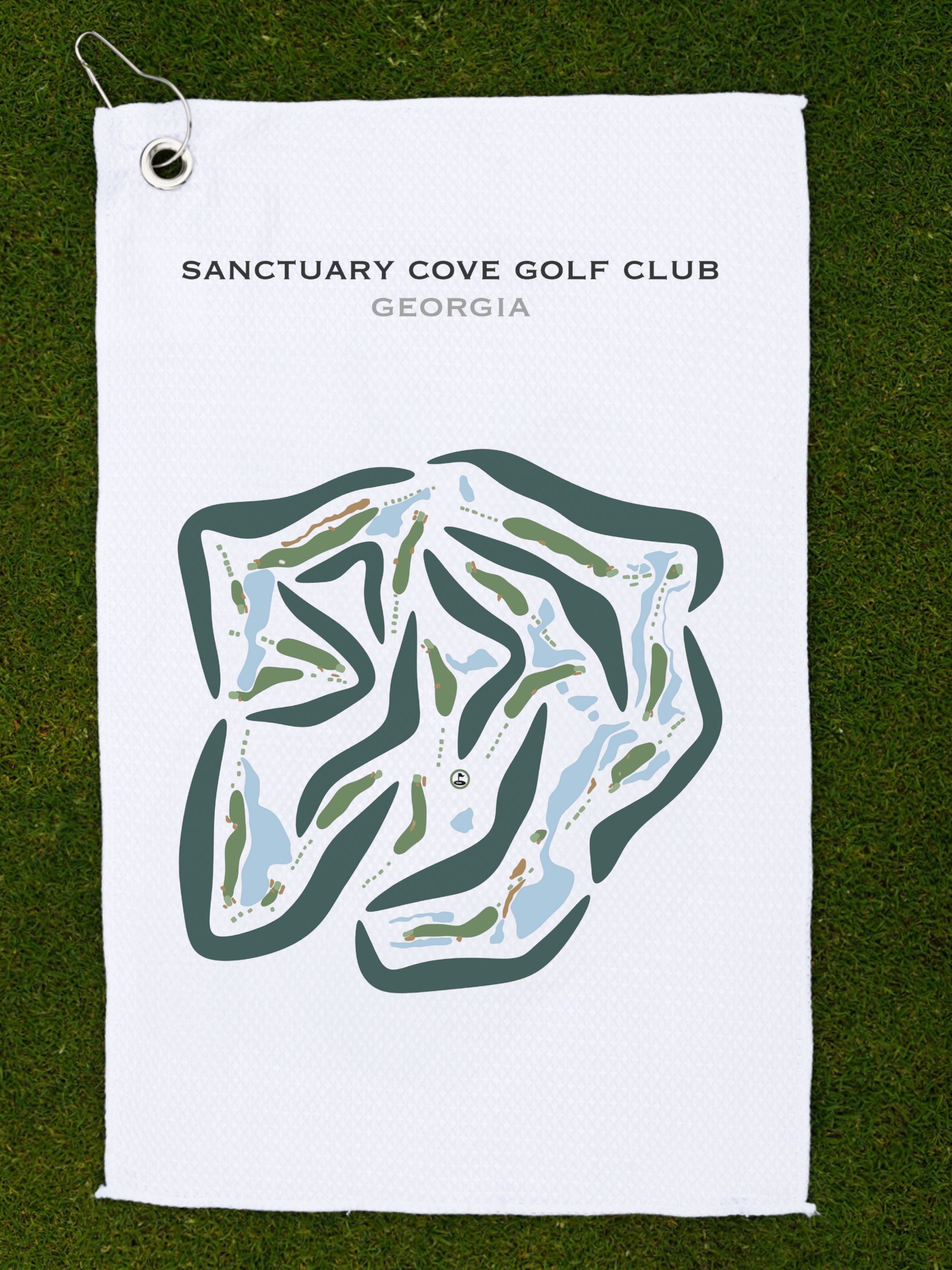 Sanctuary Cove Golf Club, Georgia - Printed Golf Courses