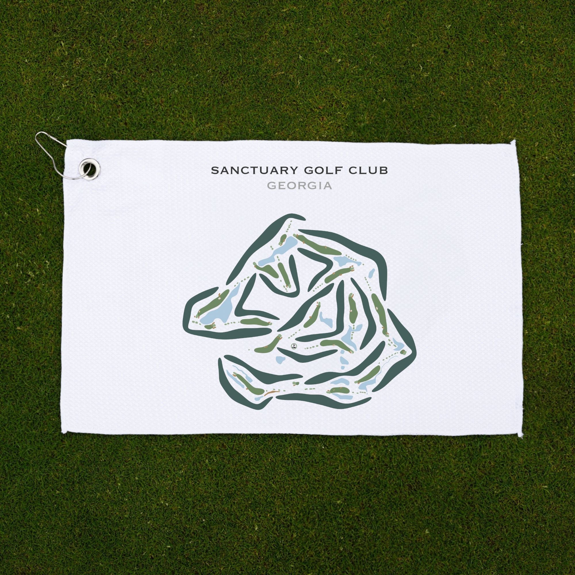 Sanctuary Golf Club, Georgia (Landscape) - Printed Golf Courses