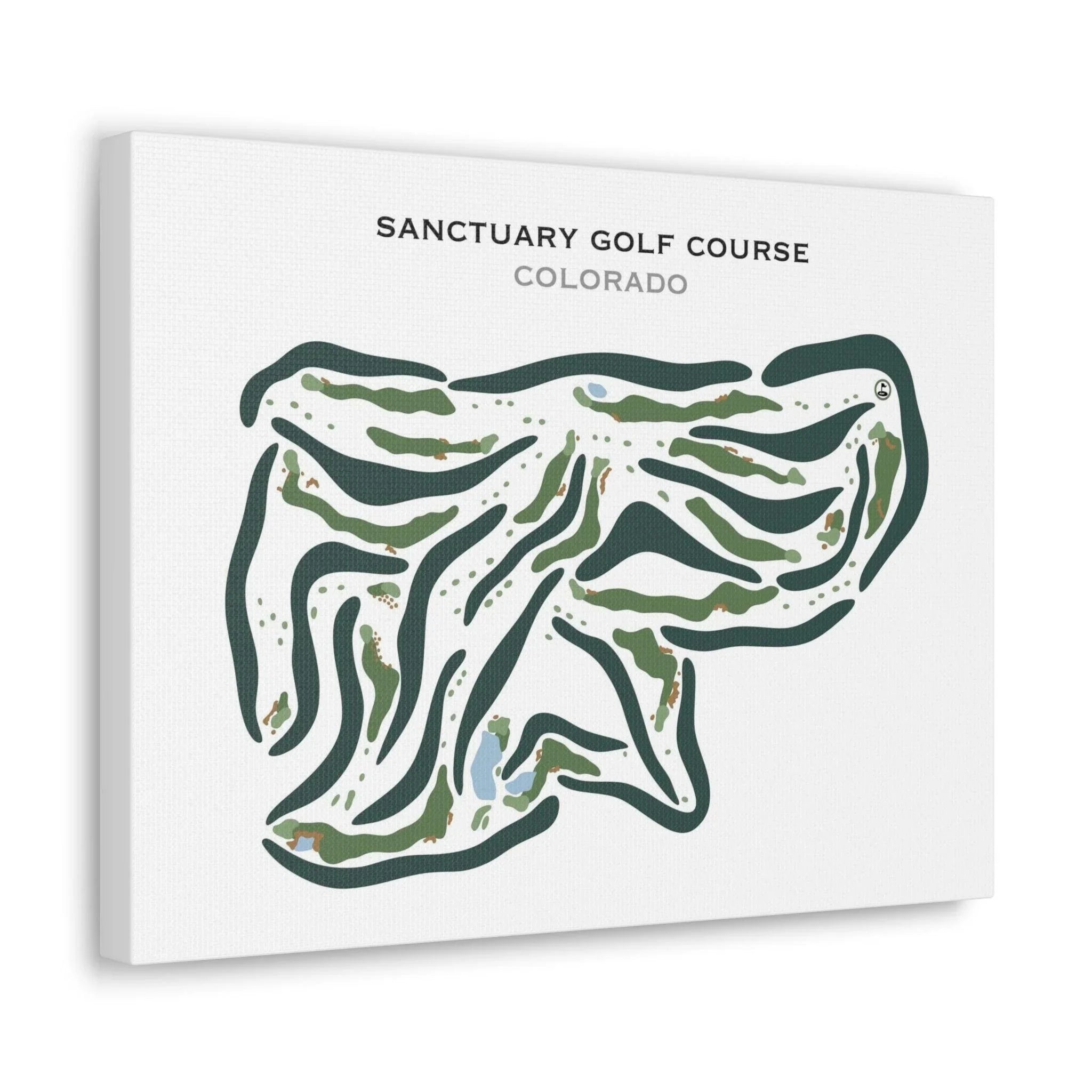 Sanctuary Golf Course, Colorado - Printed Golf Courses