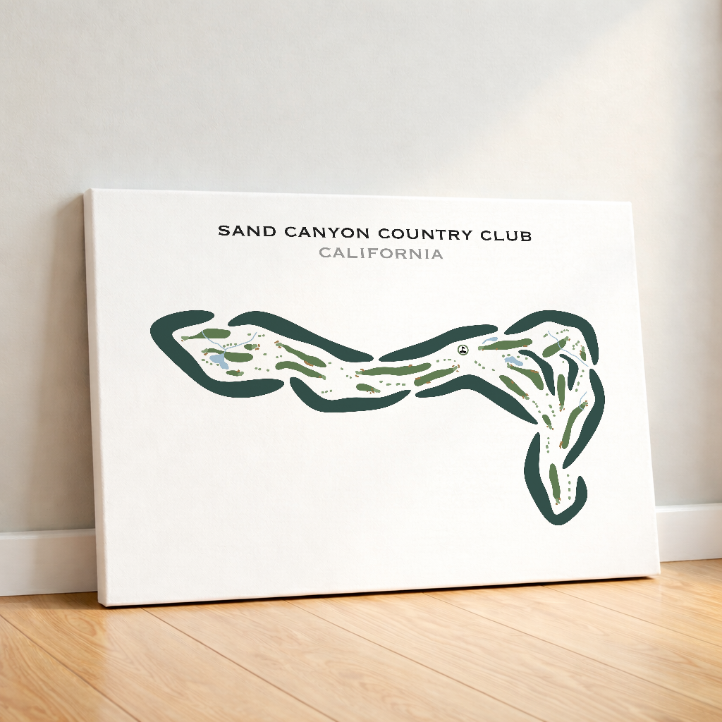 Sand Canyon Country Club, California - Printed Golf Courses
