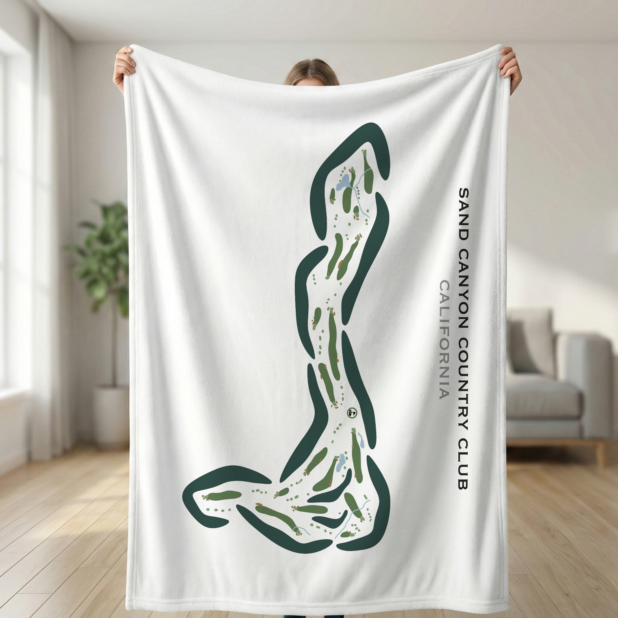 Sand Canyon Country Club, California - Printed Golf Courses