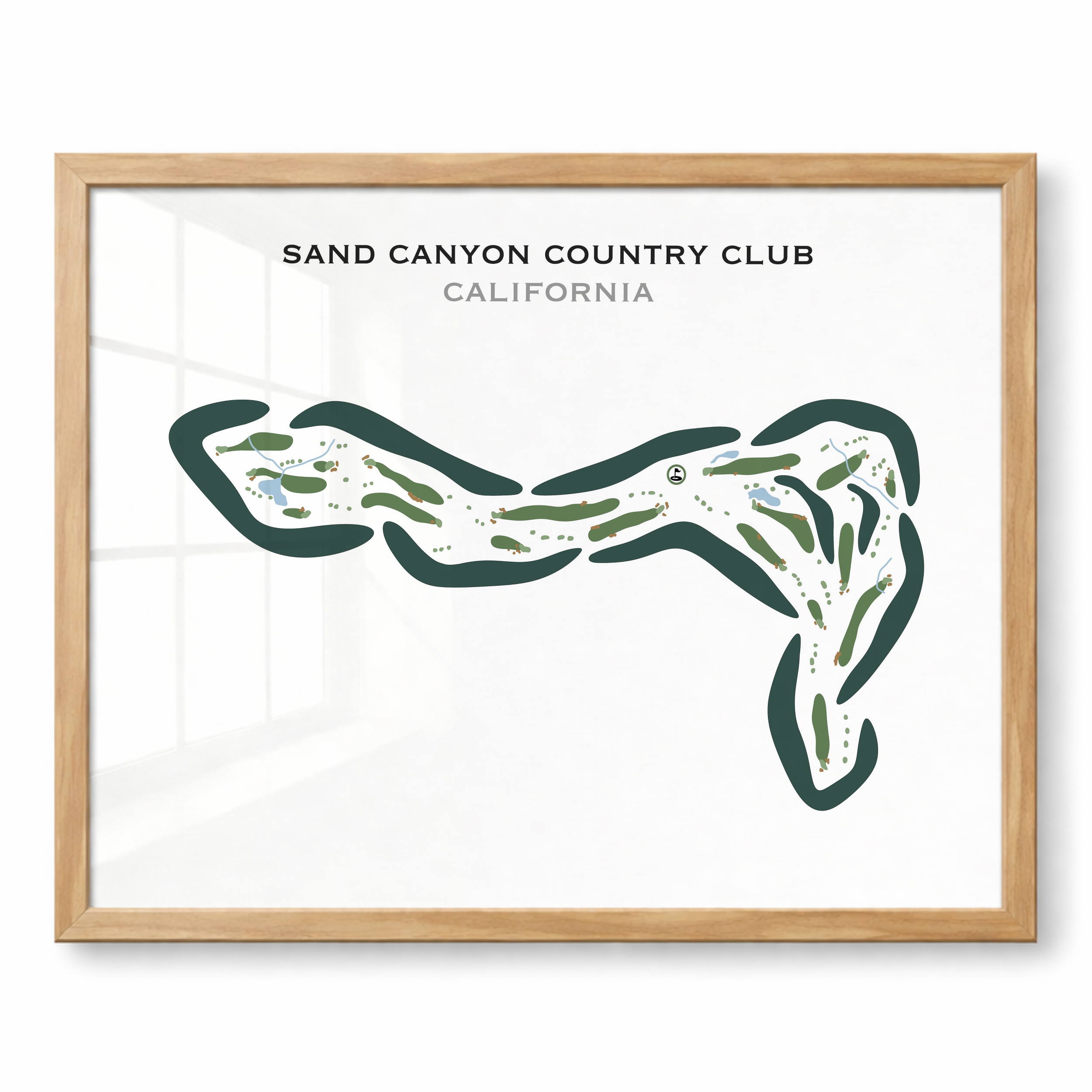 Sand Canyon Country Club, California - Printed Golf Courses