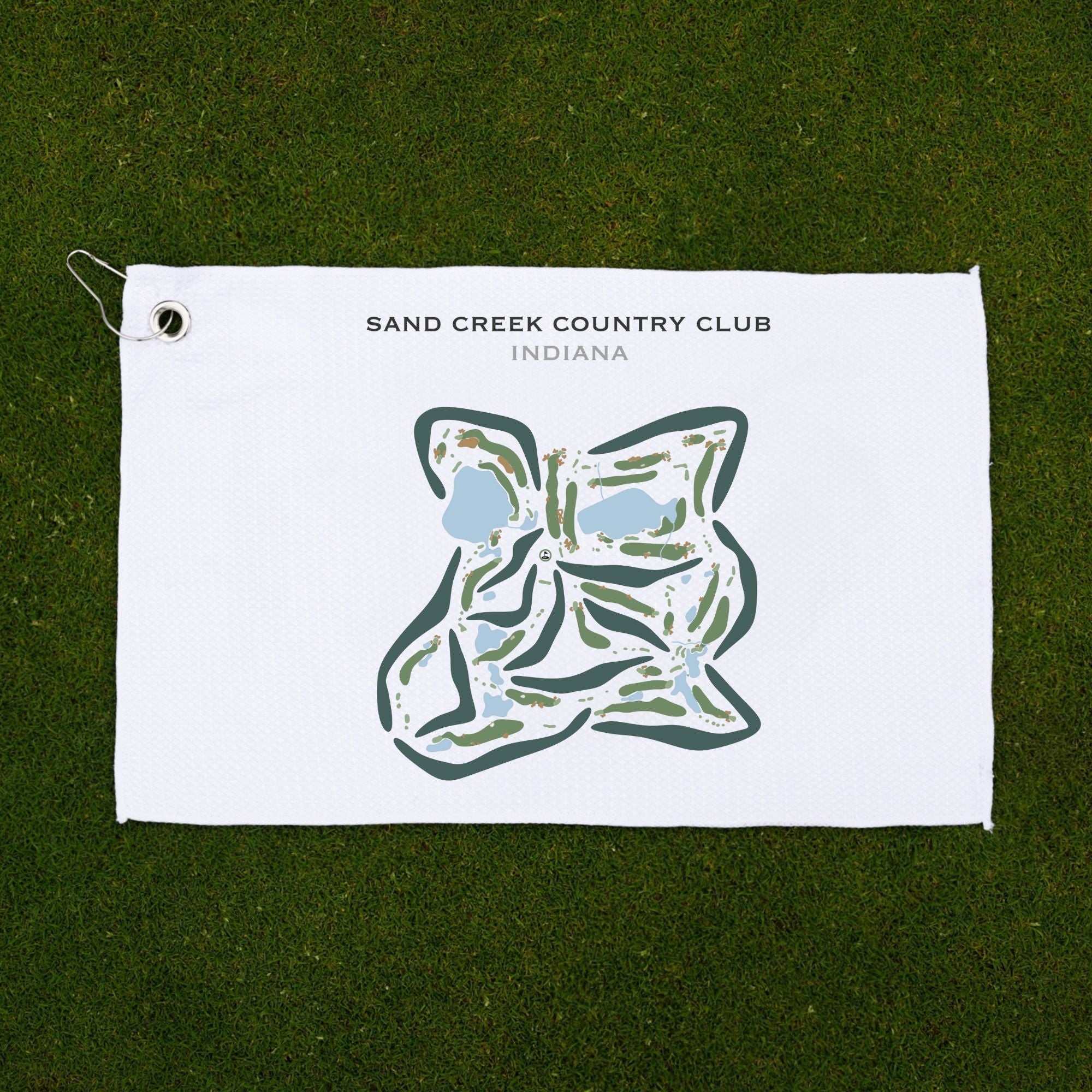 Sand Creek Country Club, Indiana - Printed Golf Courses