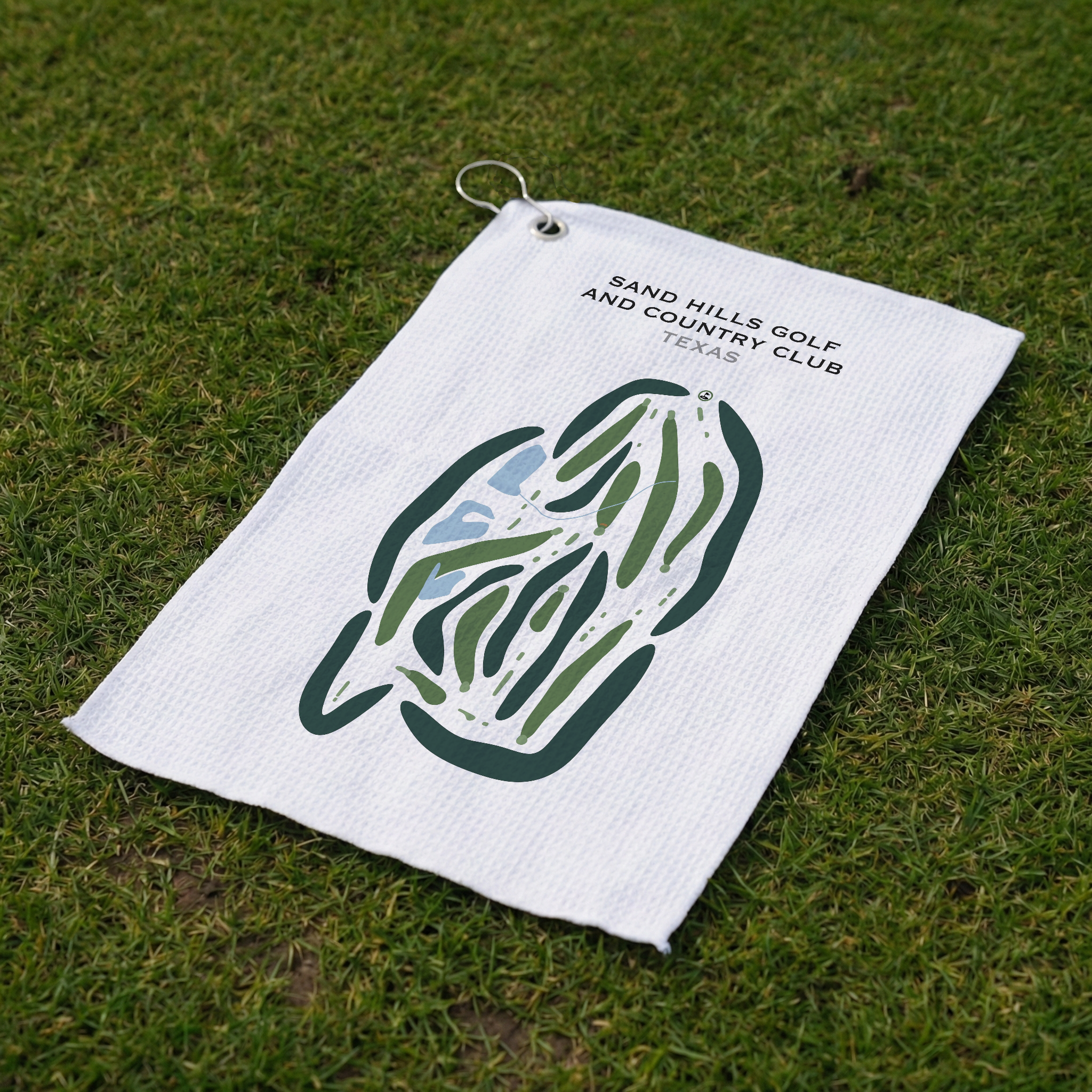 Sand Hills Golf & Country Club, Texas - Printed Golf Courses