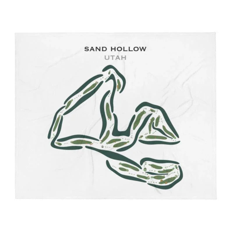 Sand Hollow Resort Golf Course, Hurricane Utah - Printed Golf Courses