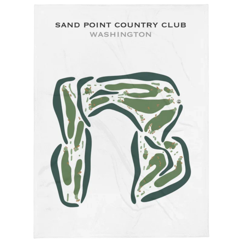 Sand Point Country Club, Washington - Printed Golf Courses