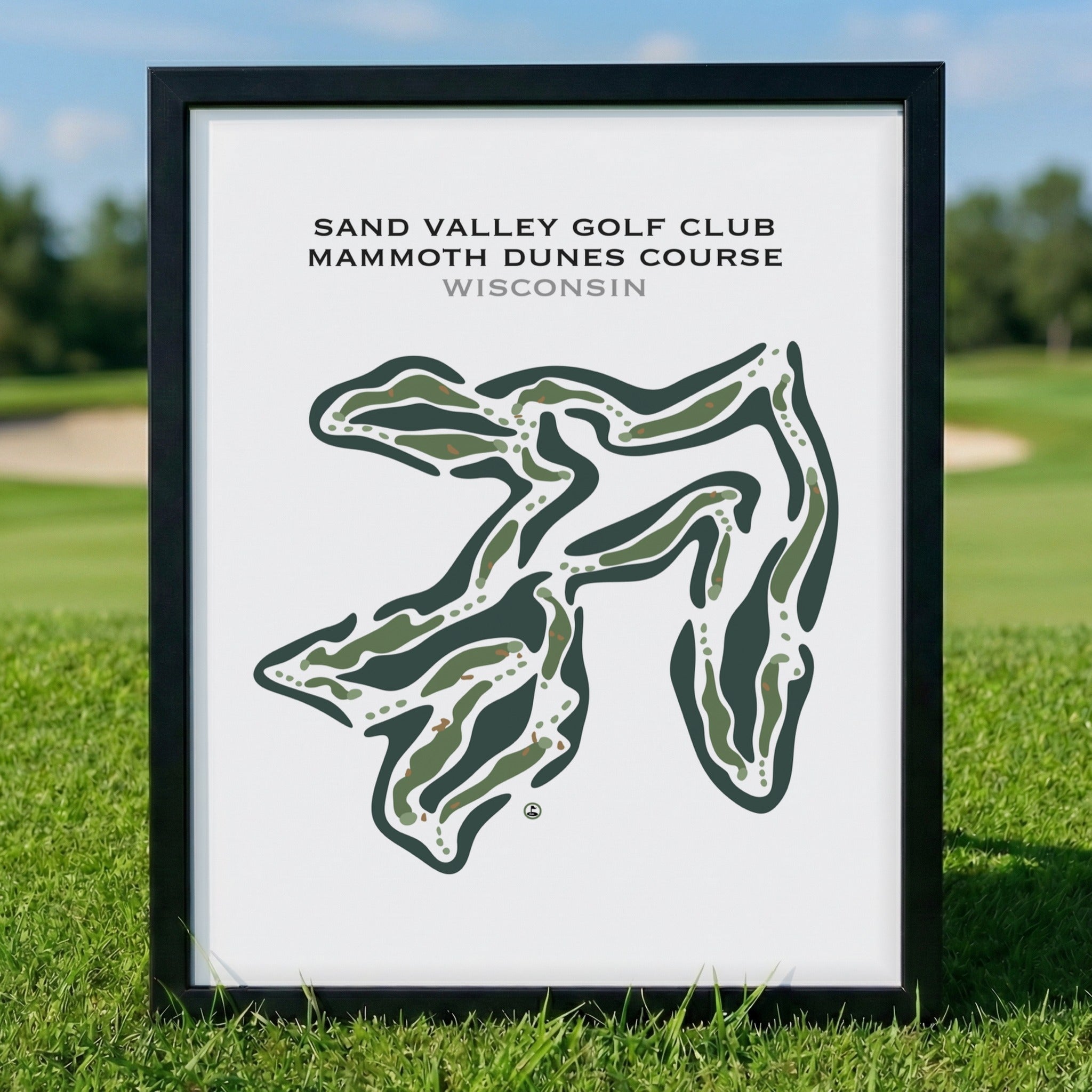 Sand Valley Golf Club Mammoth Dunes Course, Wisconsin - Printed Golf Courses
