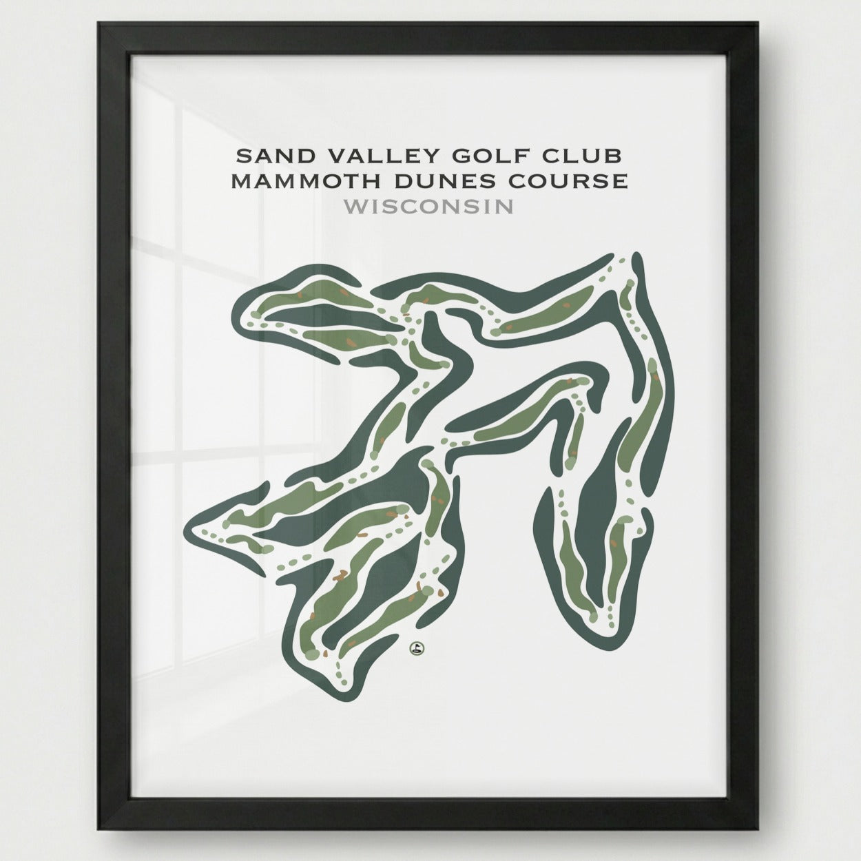 Sand Valley Golf Club Mammoth Dunes Course, Wisconsin - Printed Golf Courses