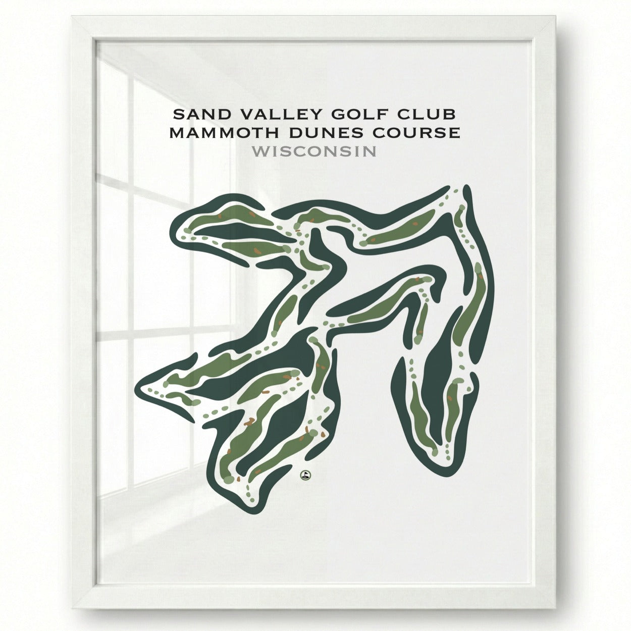 Sand Valley Golf Club Mammoth Dunes Course, Wisconsin - Printed Golf Courses