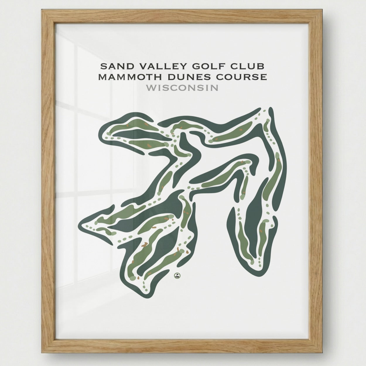 Sand Valley Golf Club Mammoth Dunes Course, Wisconsin - Printed Golf Courses