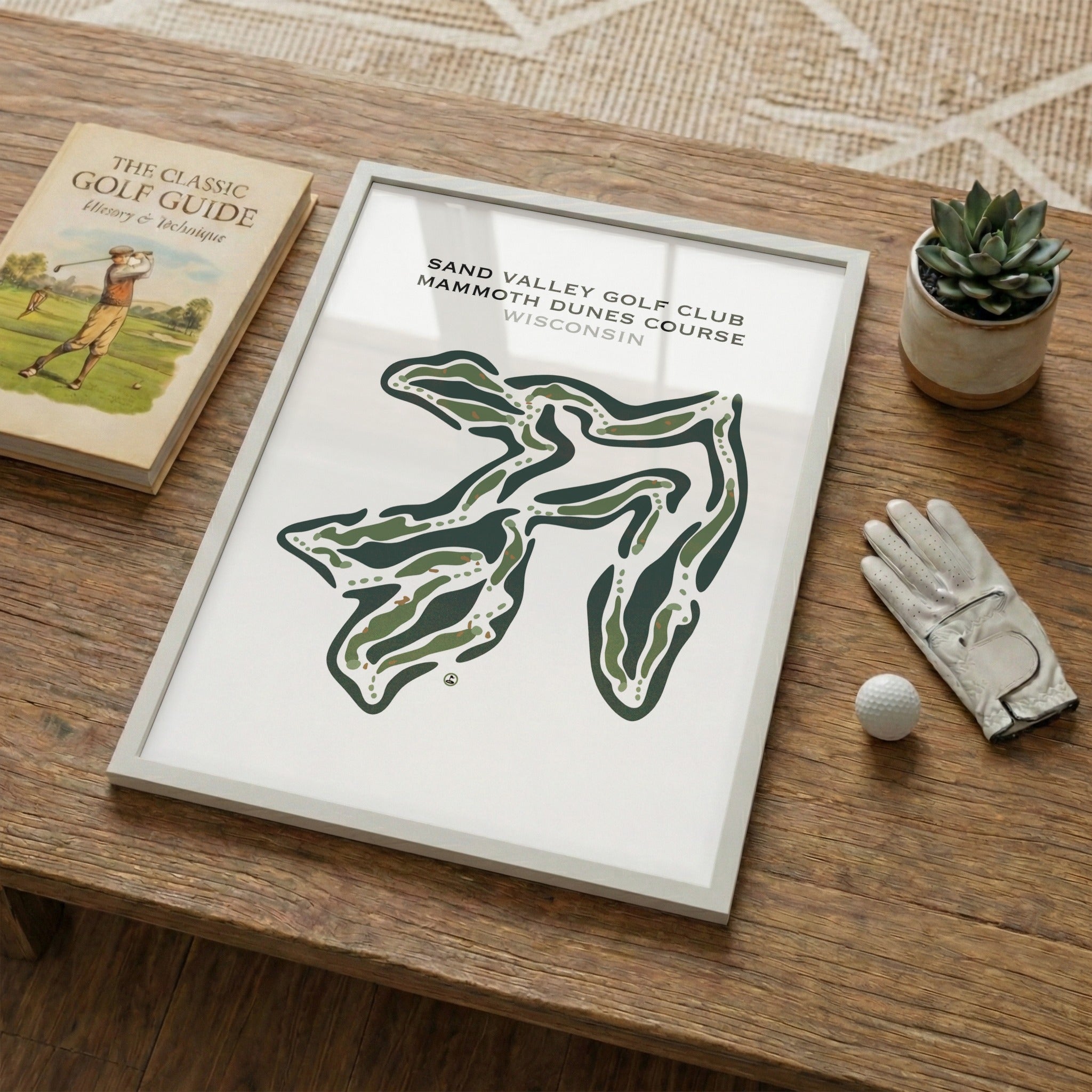 Sand Valley Golf Club Mammoth Dunes Course, Wisconsin - Printed Golf Courses
