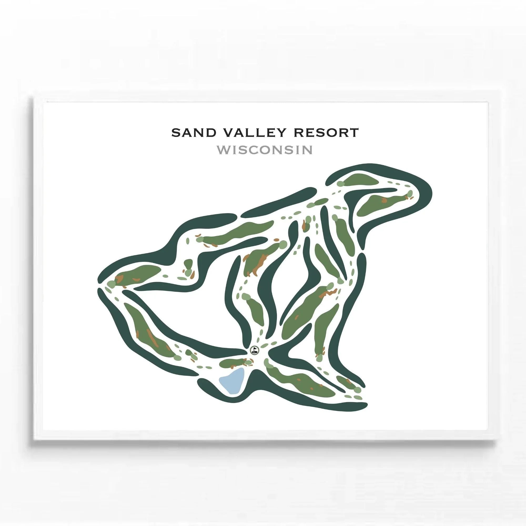Sand Valley Resort, Wisconsin - Printed Golf Courses