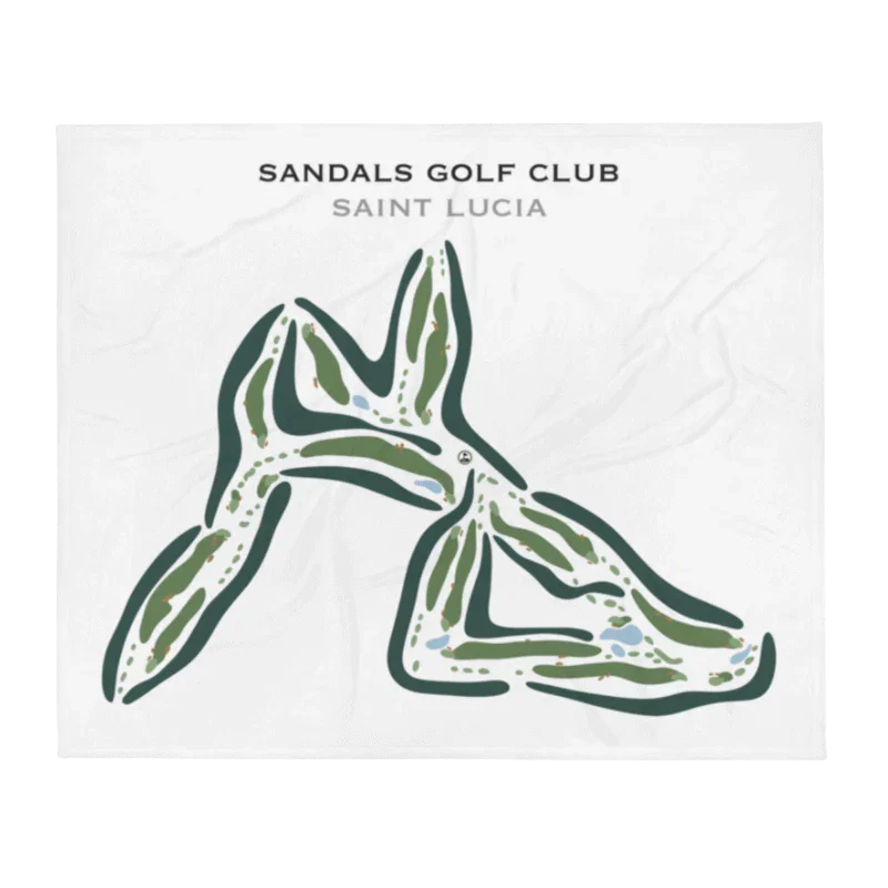 Sandals Golf Club, Saint Lucia - Printed Golf Courses