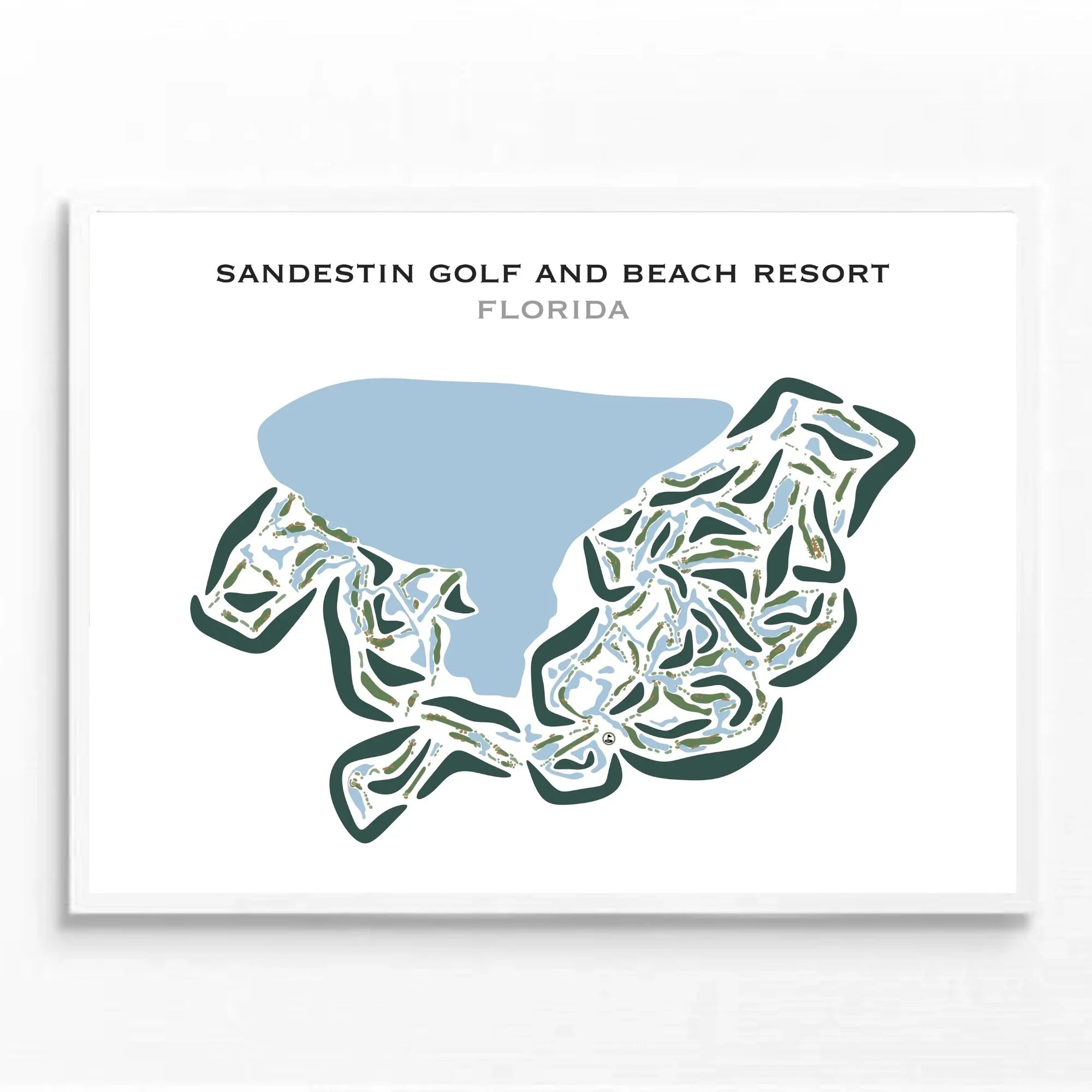 Sandestin Golf and Beach Resort, Florida - Printed Golf Courses