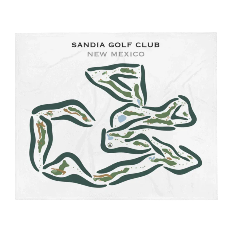 Sandia Golf Club, New Mexico - Printed Golf Courses