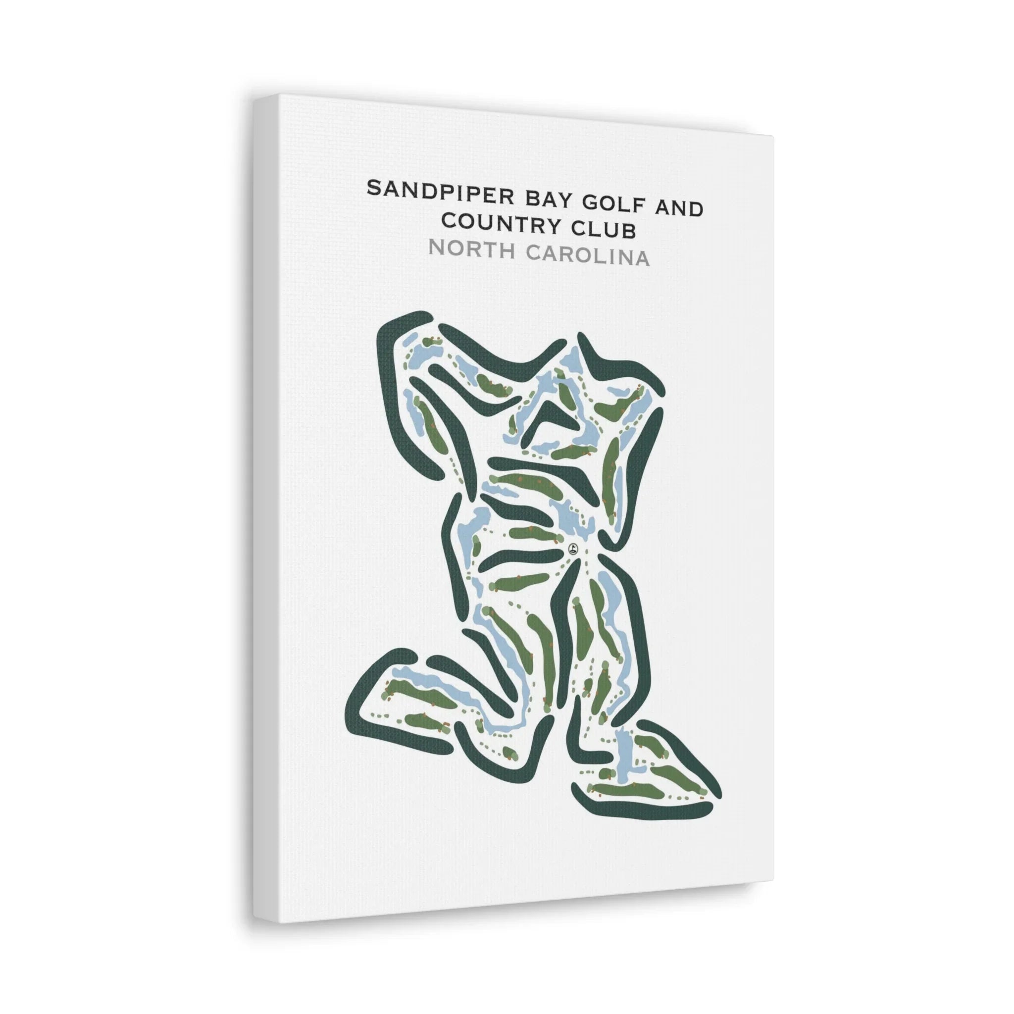 Sandpiper Bay Golf & Country Club, North Carolina - Printed Golf Courses