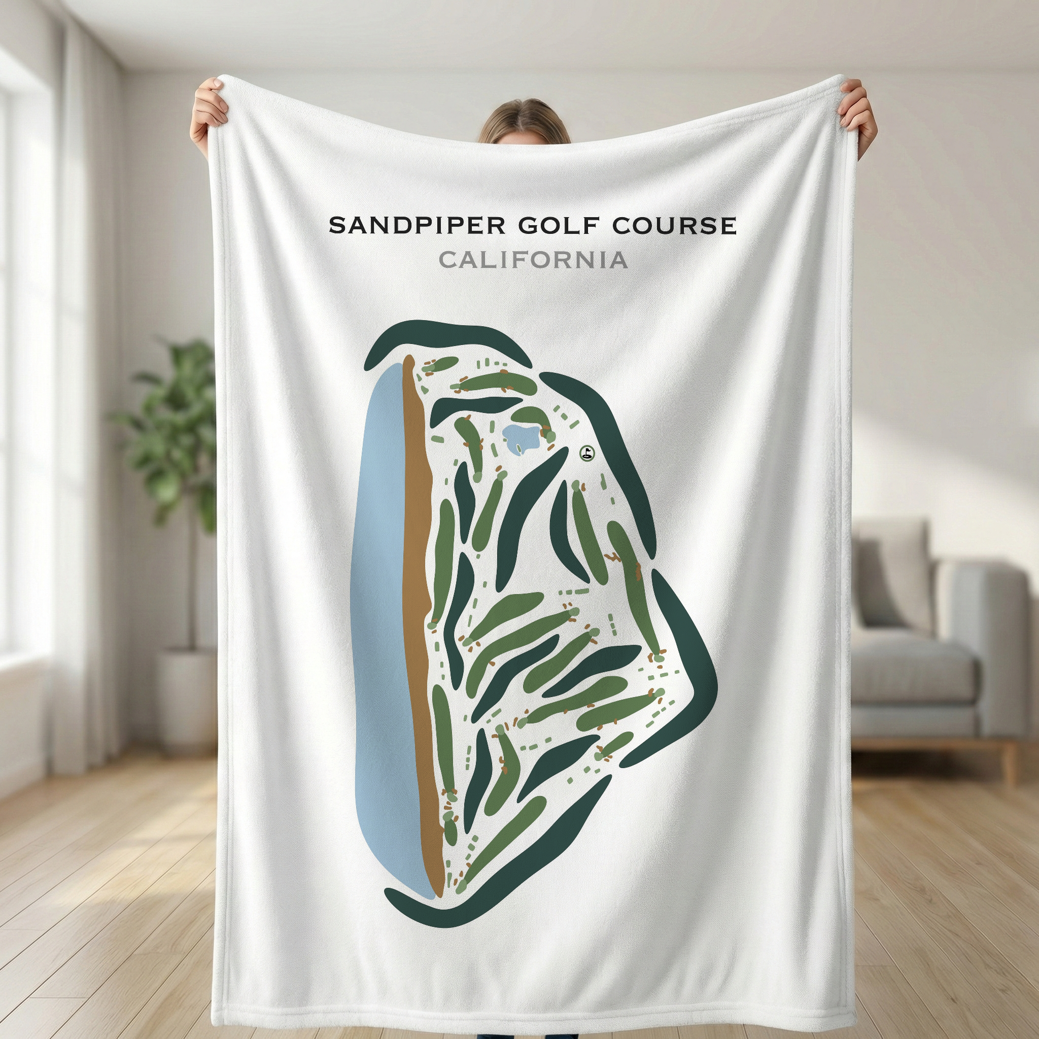 Sandpiper Golf Course, California - Printed Golf Courses