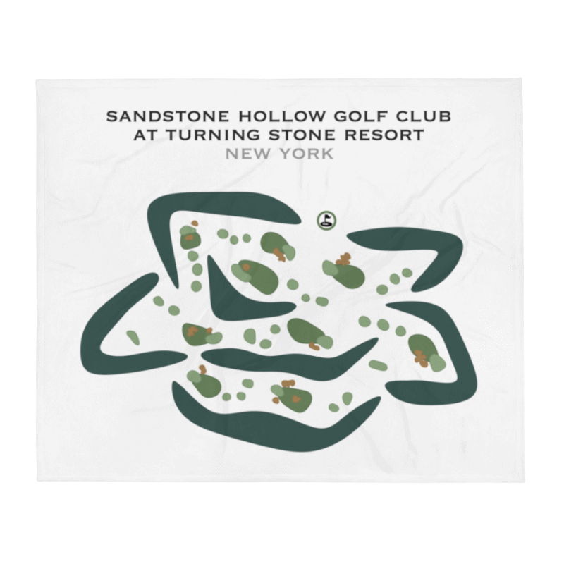 Sandstone Hollow Golf Club at Turning Stone Resort, New York - Printed Golf Courses
