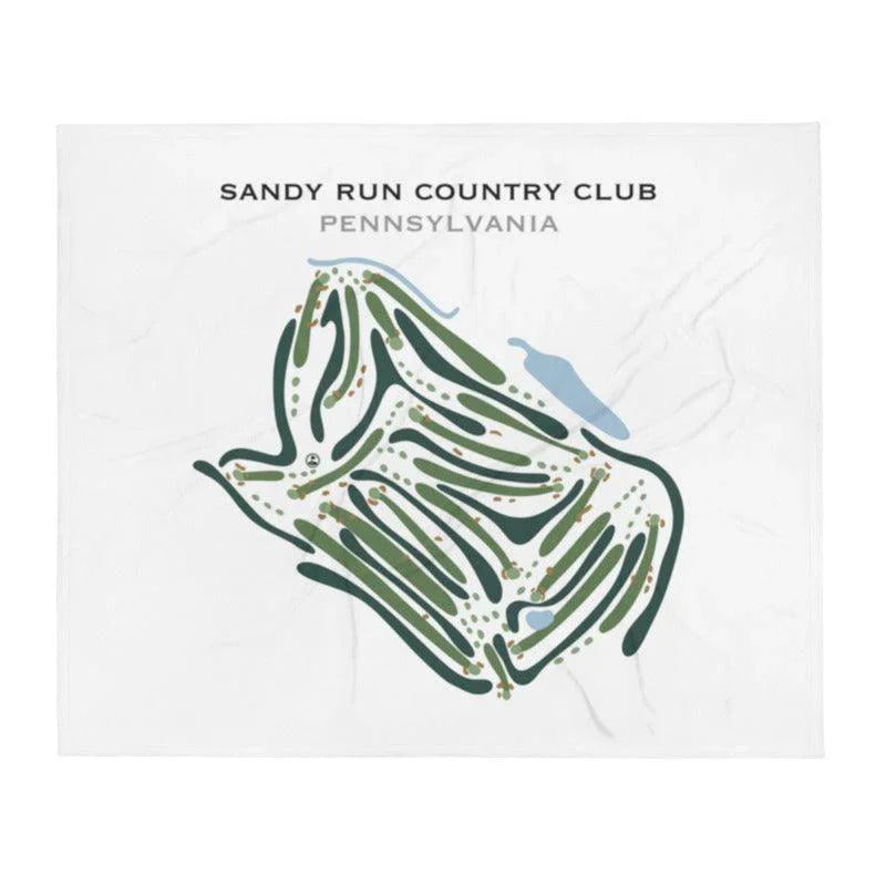 Sandy Run Country Club, Pennsylvania - Printed Golf Courses