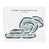 Sanibel Island Golf Club, Florida - Printed Golf Courses
