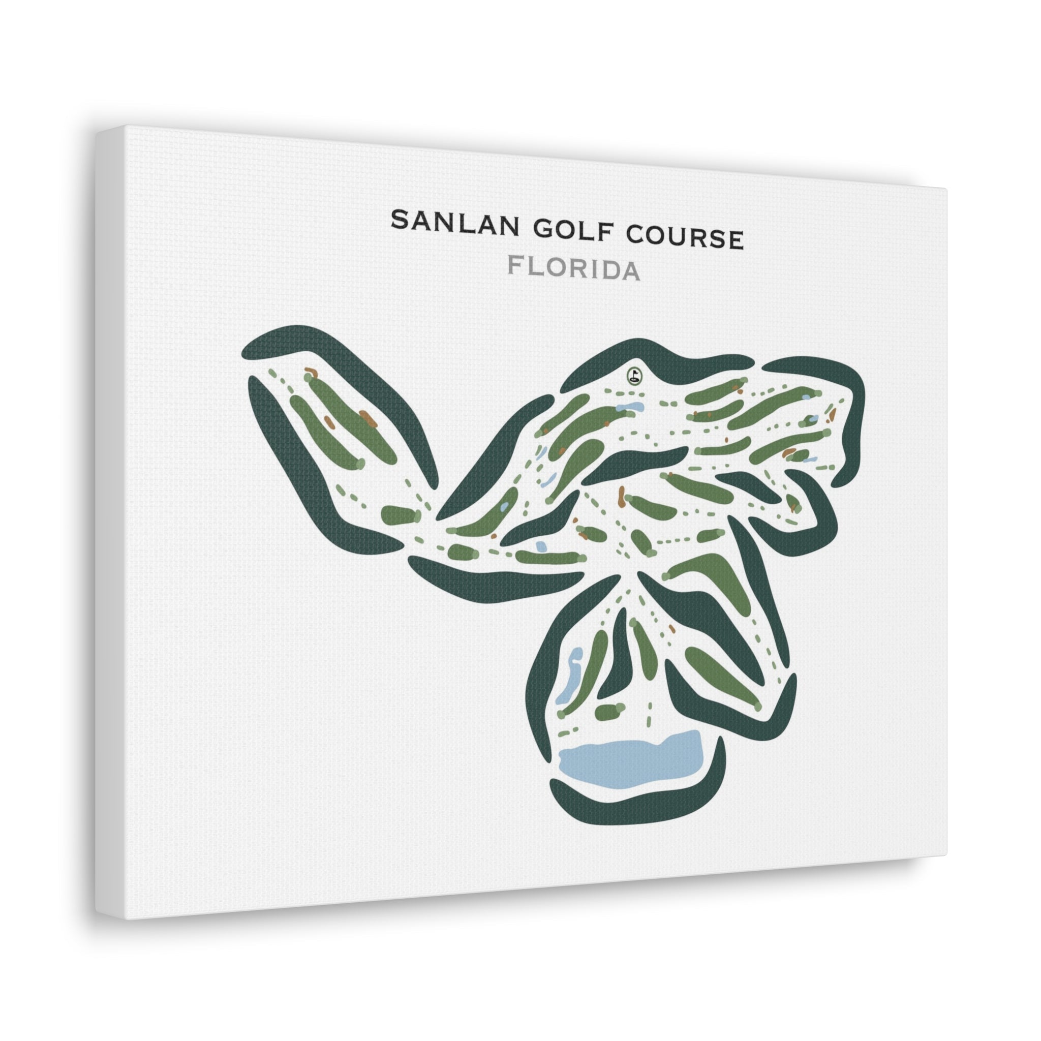 Sanlan Golf Course, Florida - Printed Golf Courses