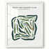Santa Ana Country Club, California - Printed Golf Courses