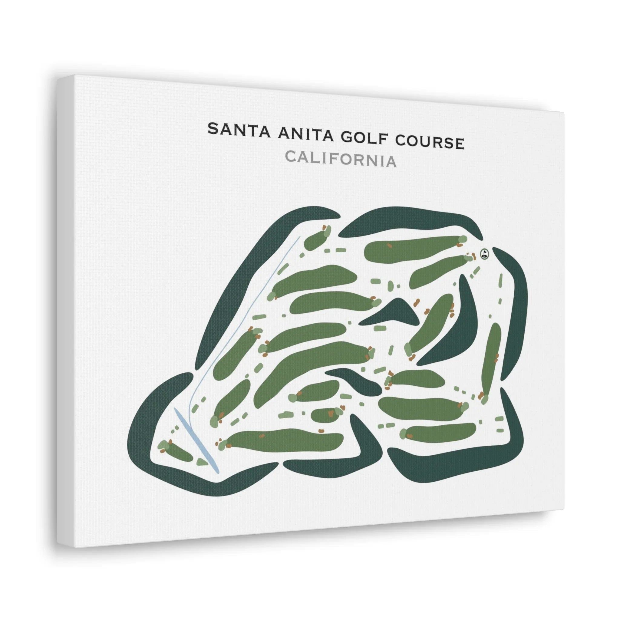 Santa Anita Golf Course, California - Printed Golf Courses