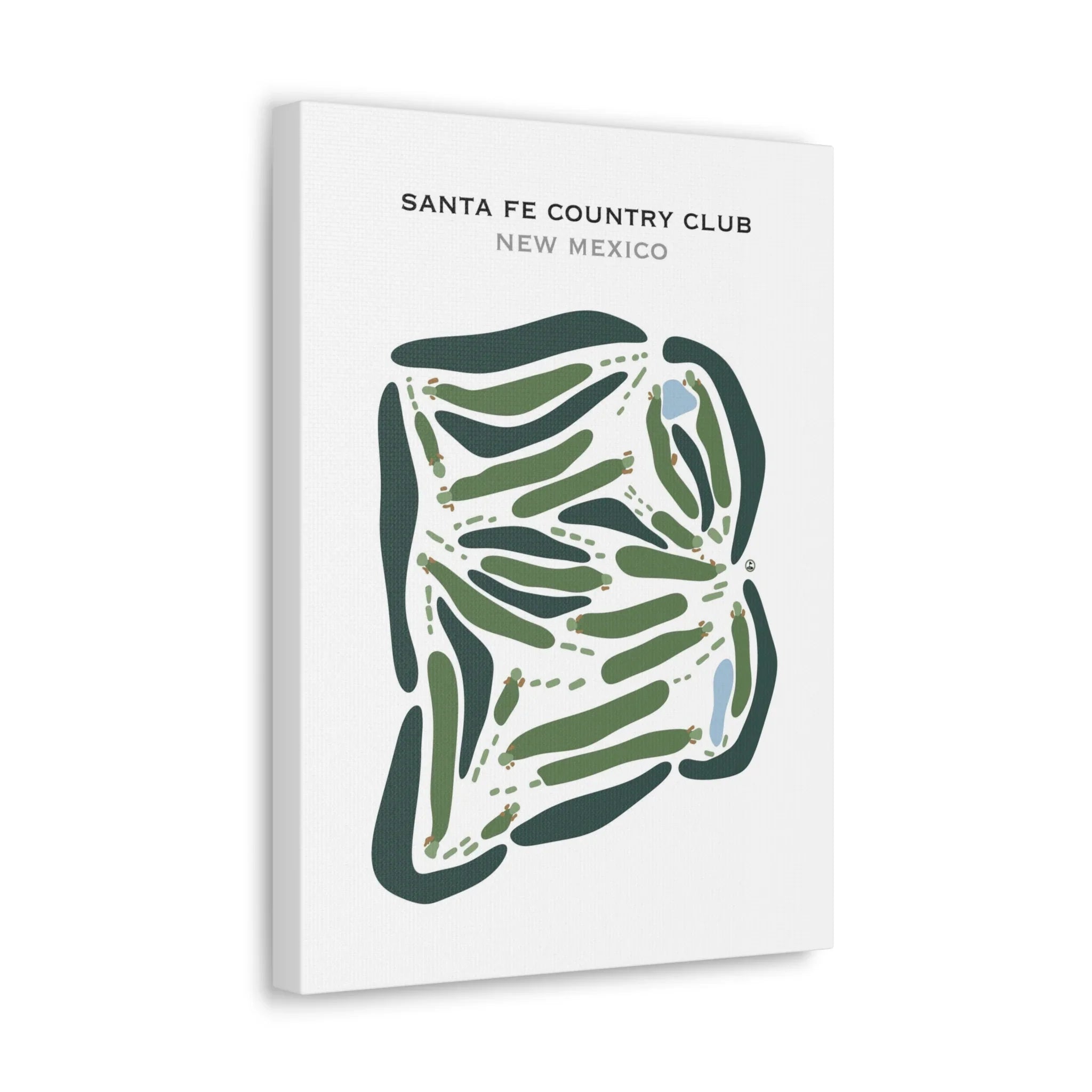 Santa Fe Country Club, New Mexico - Printed Golf Course