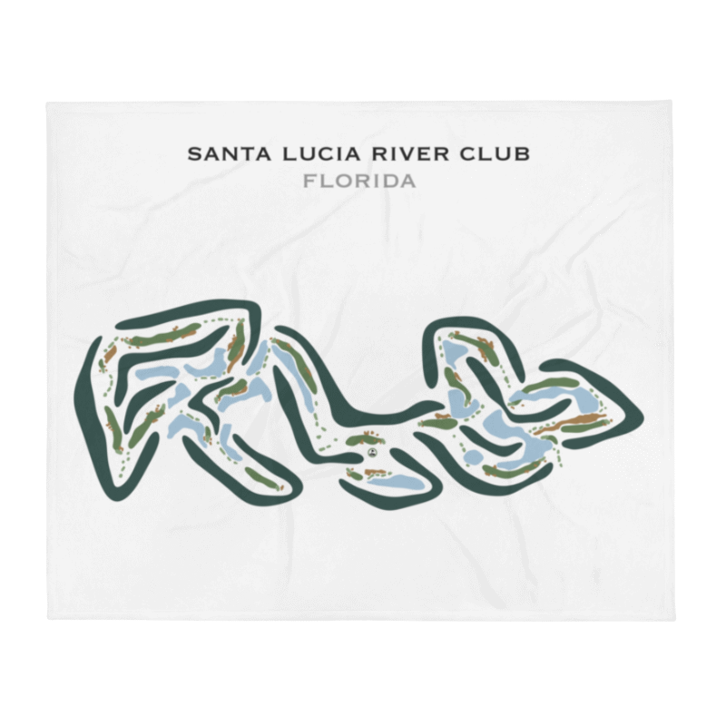 Santa Lucia River Club, Florida - Printed Golf Courses