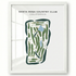 Santa Rosa Country Club, California - Printed Golf Courses