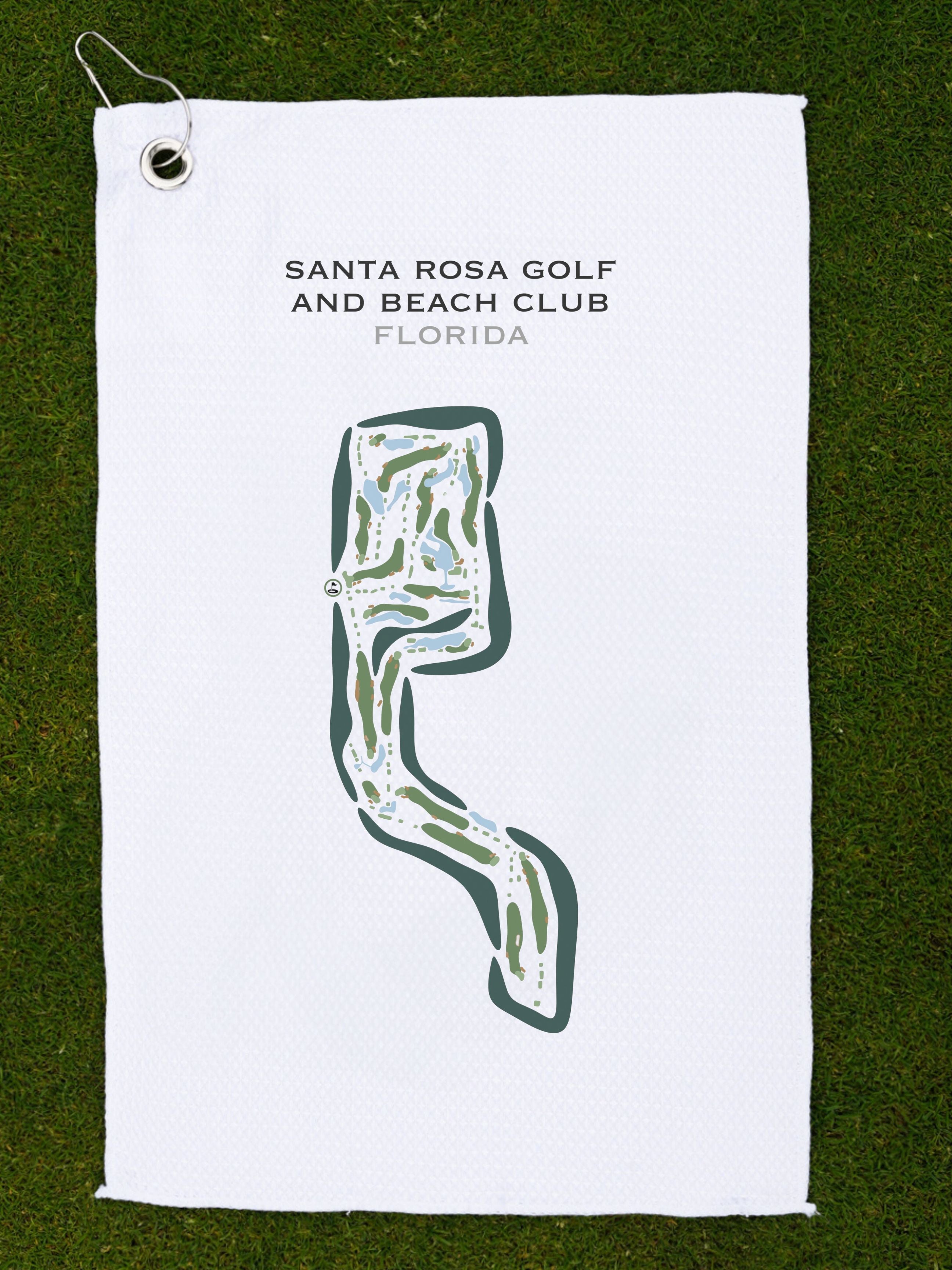 Santa Rosa Golf & Beach Club, Florida - Printed Golf Courses