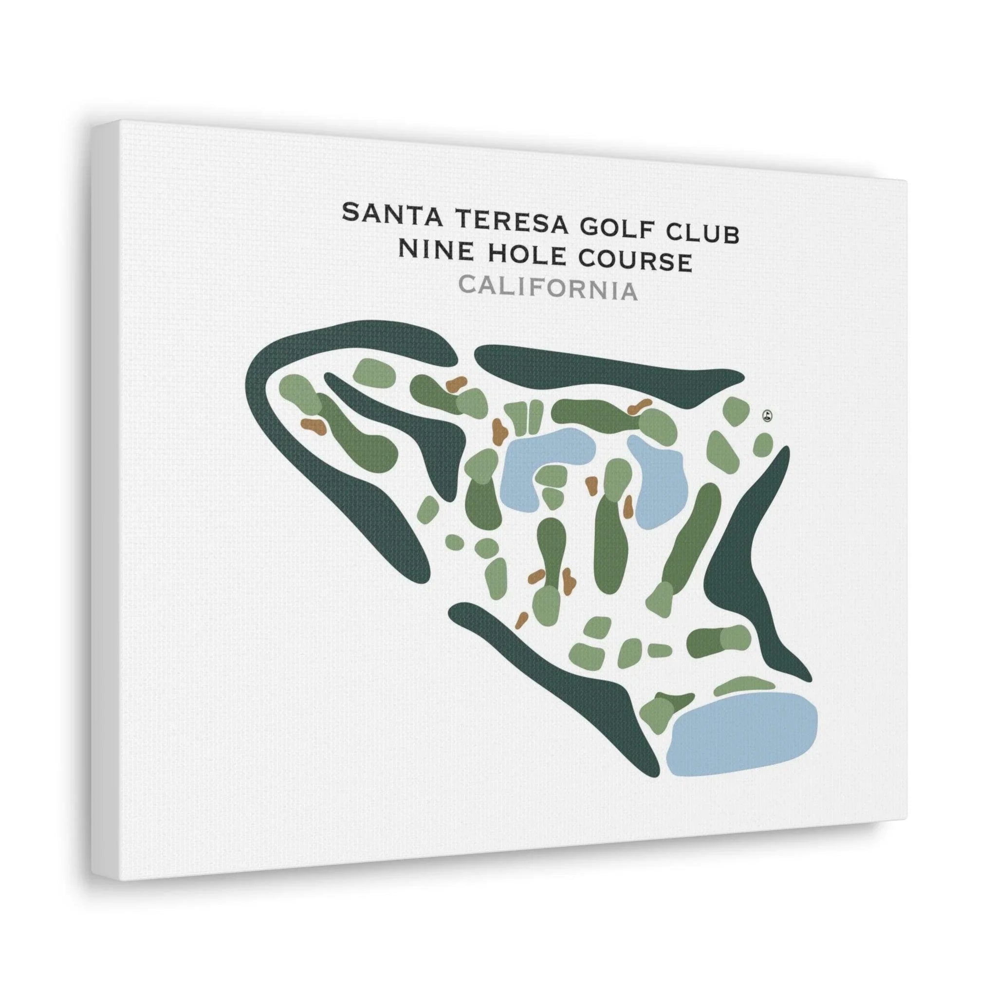 Santa Teresa Golf Club, 9-Hole Course, California - Printed Golf Course