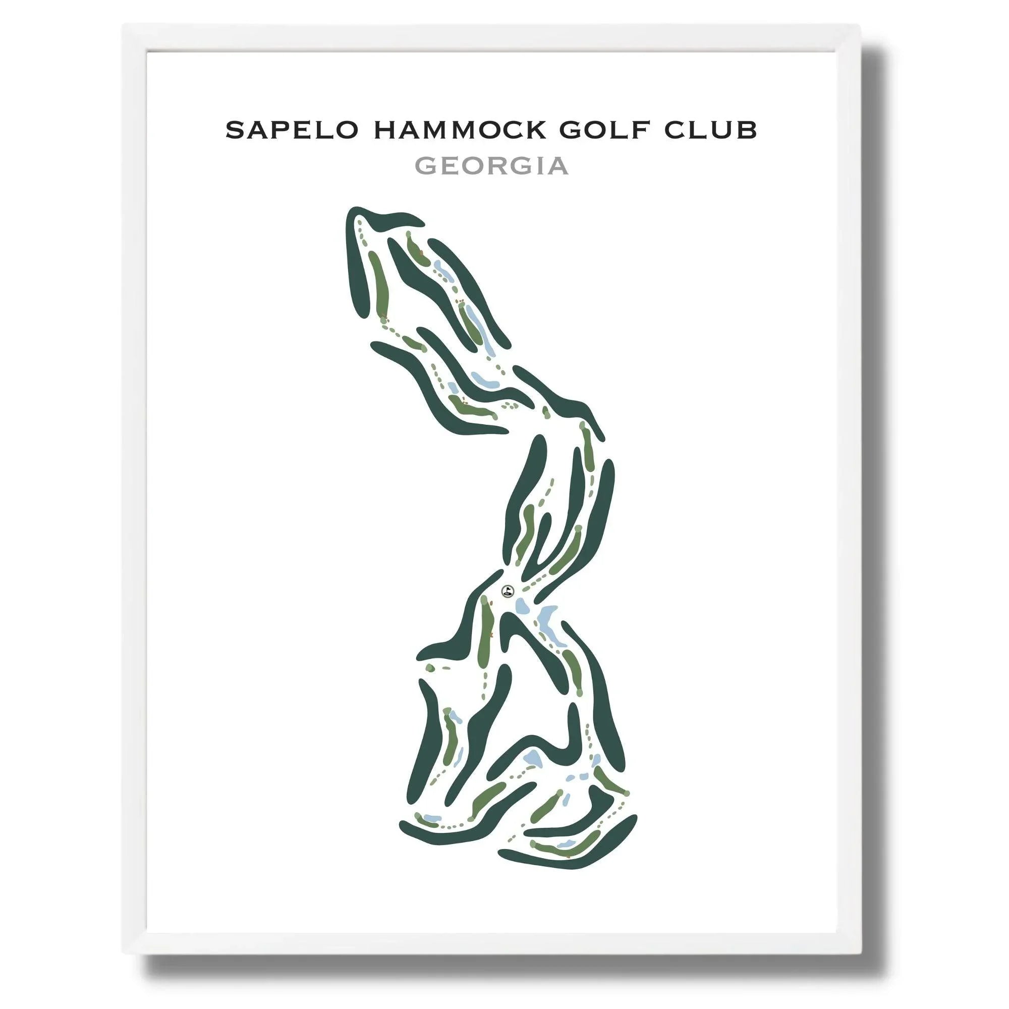 Sapelo Hammock Golf Club, Georgia - Printed Golf Course