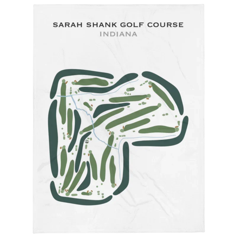 Sarah Shank Golf Course, Indiana - Printed Golf Course