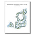 Sarasota National Golf Club, Florida - Printed Golf Course