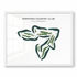 Saratoga Country Club, California - Printed Golf Course